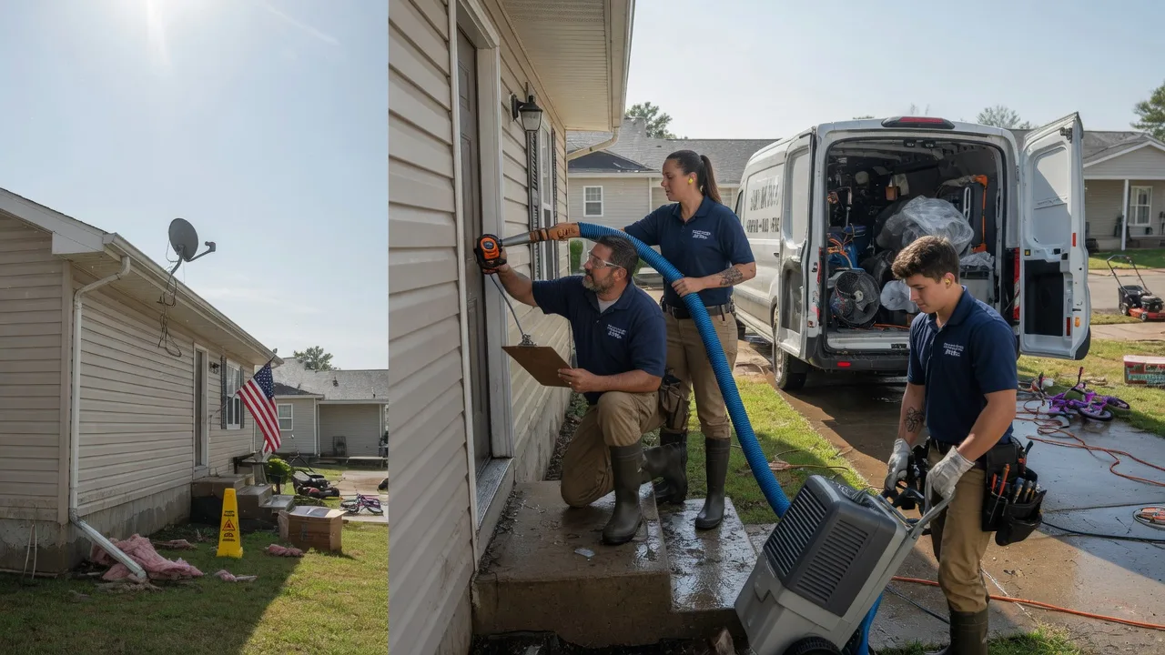 Ceiling Water Damage Restoration in Bedford, OH near me